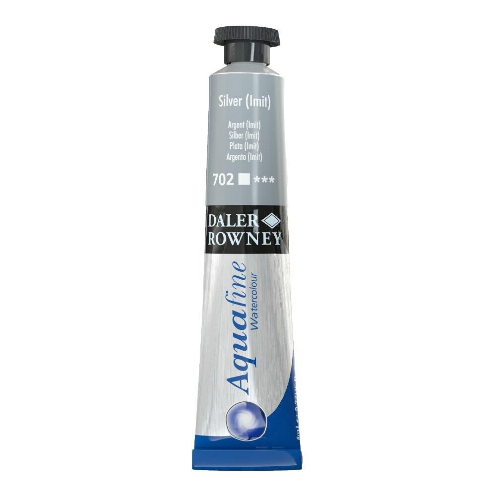 Daler Rowney Aquafine Tüp Suluboya 8ml SILVER (IMIT) 702
