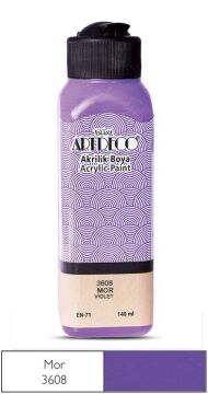 Artdeco Yeni Formül Akrilik Boya 140 ml 3608 Mor