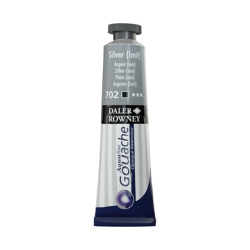 Daler Rowney Aquafine Tüp Guaj Boya 15 ml Silver Imit 702