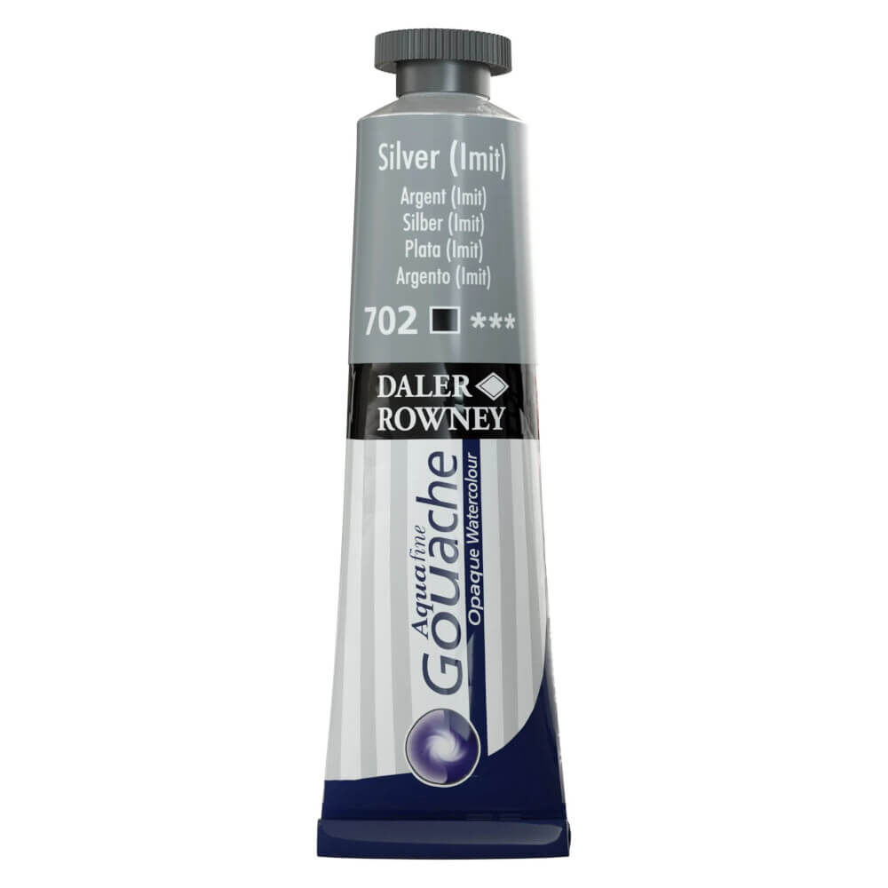 Daler Rowney Aquafine Tüp Guaj Boya 15 ml Silver Imit 702