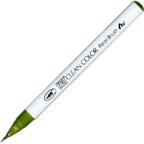 Zig Clean Color Real Brush Fırça Uçlu Marker Kalem 043 Olive Green