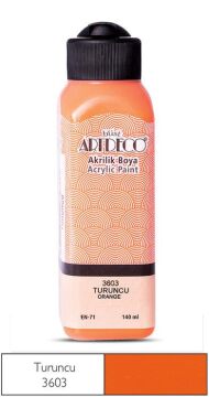 Artdeco Yeni Formül Akrilik Boya 140 ml 3603 Turuncu