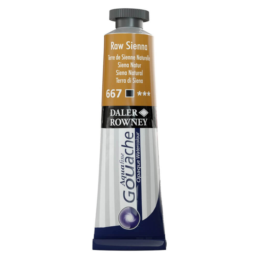 Daler Rowney Aquafine Tüp Guaj Boya 15 ml Raw Sienna 667