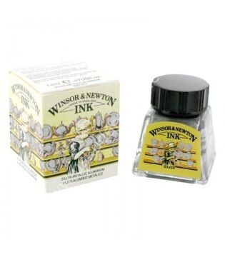 Winsor & Newton Çizim Mürekkebi 14ml Silver