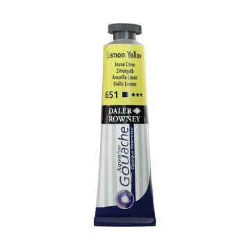 Daler Rowney Aquafine Guaj Boya Tüp 15ml Lemon Yellow 651