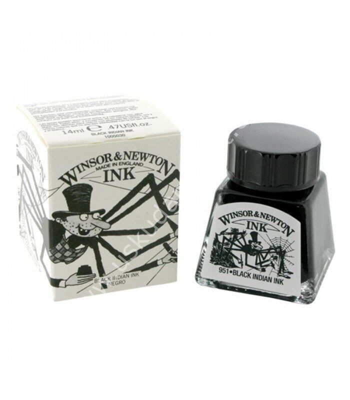 Winsor & Newton Çizim Mürekkebi 14ml 951 Black