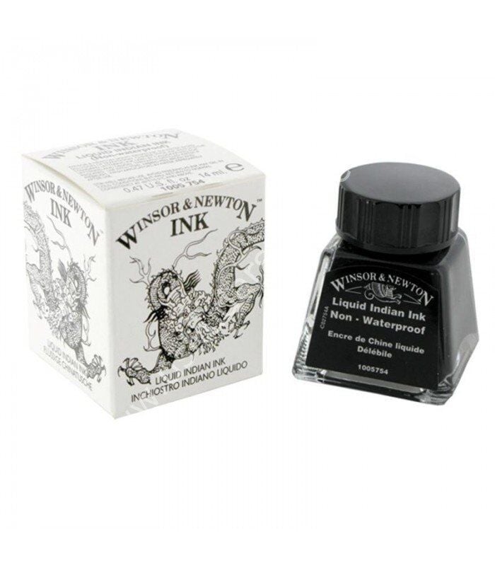 Winsor & Newton Çizim Mürekkebi 14ml 754 İndian İnk