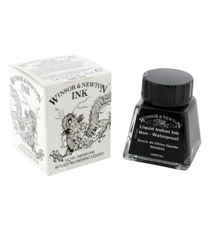 Winsor & Newton Çizim Mürekkebi 14ml 754 İndian İnk