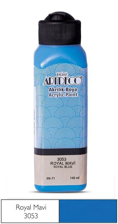 Artdeco Yeni Formül Akrilik Boya 140 ml 3053 Royal Mavi
