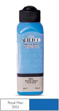 Artdeco Yeni Formül Akrilik Boya 140 ml 3053 Royal Mavi