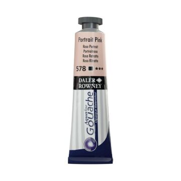 Daler Rowney Aquafine Tüp Guaj Boya 15 ml Peach Pink (Portrait Pink) 578