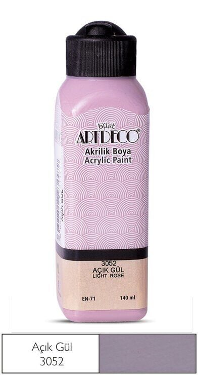 Artdeco Yeni Formül Akrilik Boya 140 ml 3052 Açık Gül