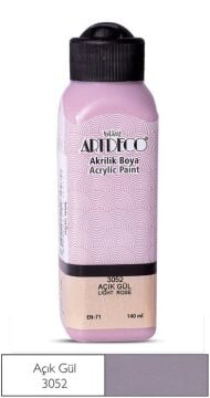 Artdeco Yeni Formül Akrilik Boya 140 ml 3052 Açık Gül