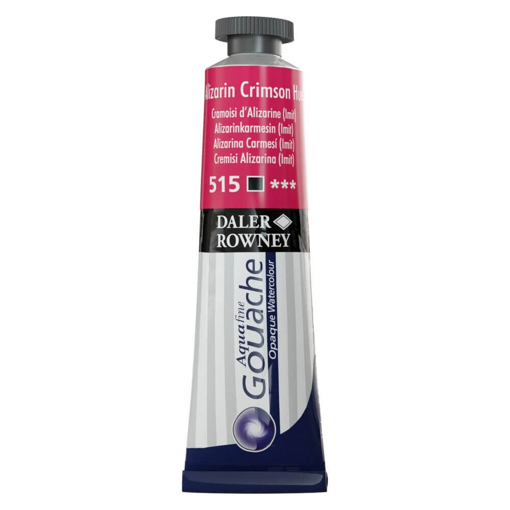 Daler Rowney Aquafine Tüp Guaj Boya 15 ml Alizarin Crimson Hue 515