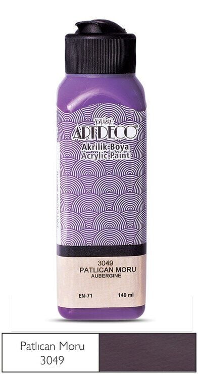Artdeco Yeni Formül Akrilik Boya 140 ml 3049 Patlıcan Moru