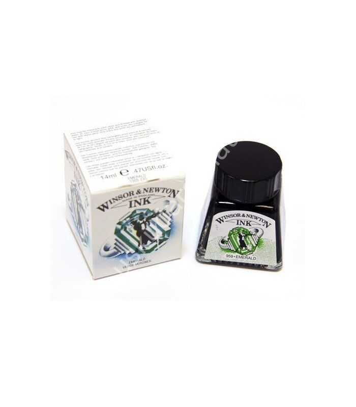 Winsor & Newton Çizim Mürekkebi 14ml 959 Emerald Green