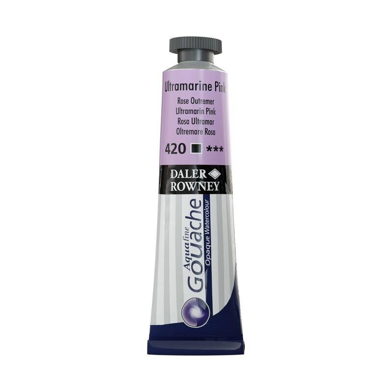 Daler Rowney Aquafine Tüp Guaj Boya 15 ml Ultramarine Pink 420