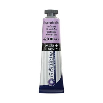 Daler Rowney Aquafine Tüp Guaj Boya 15 ml Ultramarine Pink 420