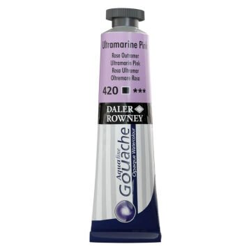 Daler Rowney Aquafine Tüp Guaj Boya 15 ml Ultramarine Pink 420