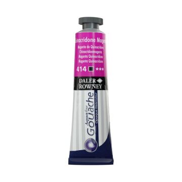 Daler Rowney Aquafine Tüp Guaj Boya 15 ml Quinacridone Magenta 414