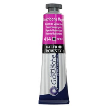 Daler Rowney Aquafine Tüp Guaj Boya 15 ml Quinacridone Magenta 414