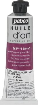 Pebeo Huile d'Art Yağlı Boya 37ml 363 Quinacridone Red Violet