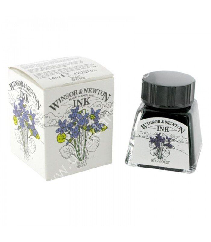 Winsor & Newton Çizim Mürekkebi 14ml 971 Violet