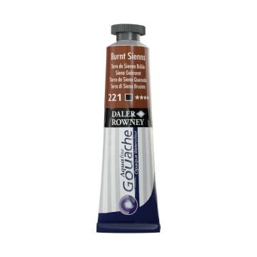 Daler Rowney Aquafine Tüp Guaj Boya 15 ml Burnt Sienna 221