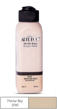 Artdeco Yeni Formül Akrilik Boya 140 ml 3040 Mantar Bej