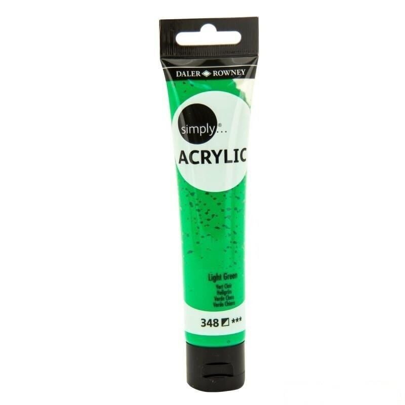 Daler Rowney Simply Acrylic Tüp 75 ml 348 Light Green