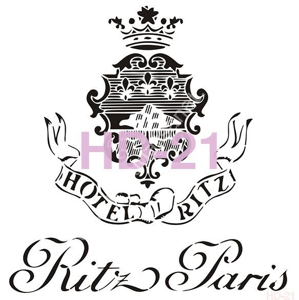 Cadence Home Decor Mobilya - Duvar Stencil 45x45cm HD-21