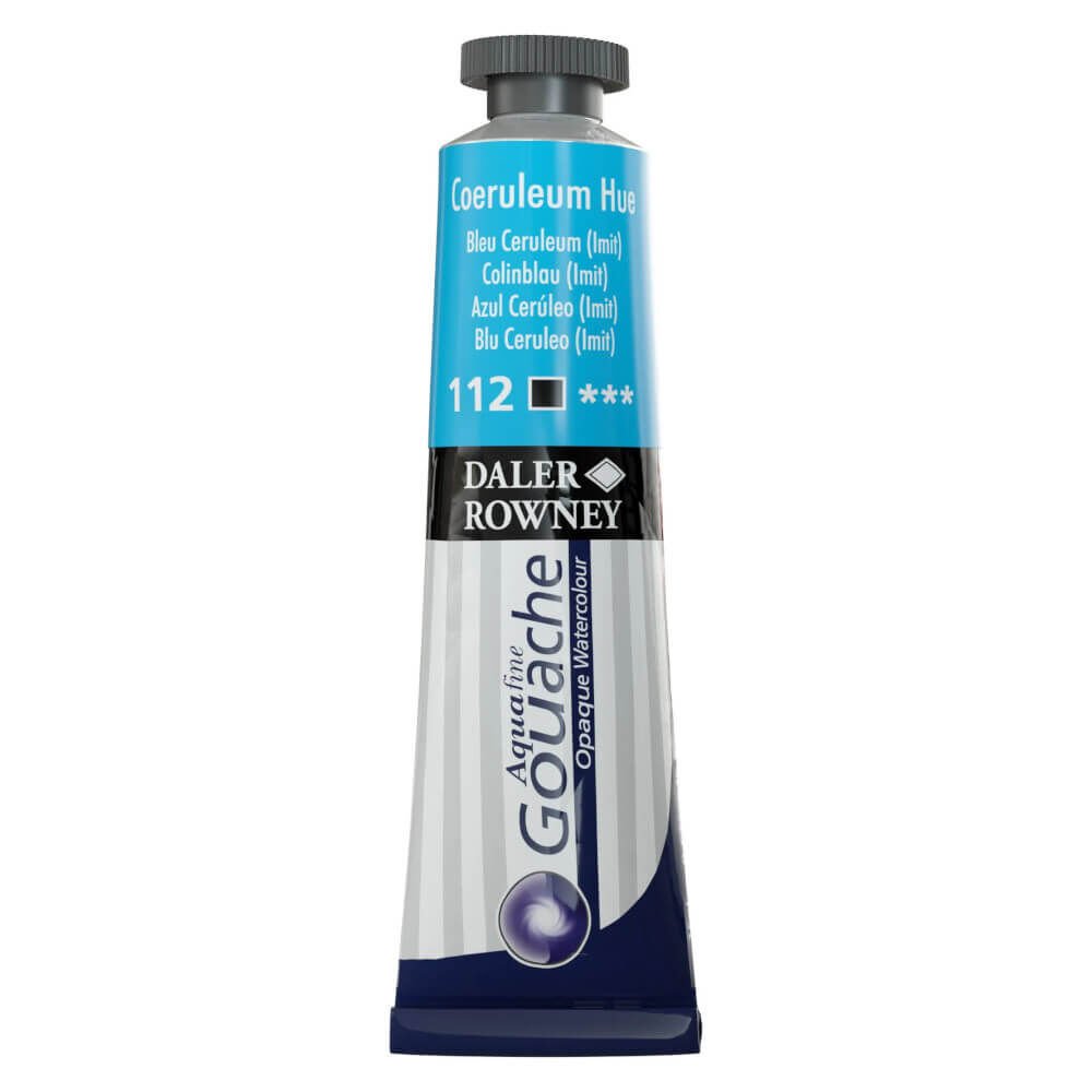 Daler Rowney Aquafine Tüp Guaj Boya 15 ml Coeruleum Hue 112