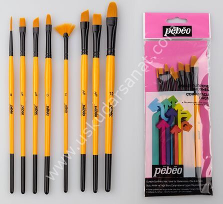 Pebeo Fırça Seti Çok Amaçlı Set 7