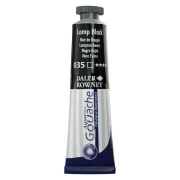 Daler Rowney Aquafine Tüp Guaj Boya 15 ml Lamp Black 035