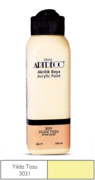 Artdeco Yeni Formül Akrilik Boya 140 ml 3031 Yıldız Tozu