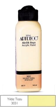 Artdeco Yeni Formül Akrilik Boya 140 ml 3031 Yıldız Tozu
