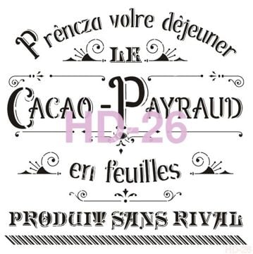 Cadence Home Decor Mobilya - Duvar Stencil 45x45cm HD-26