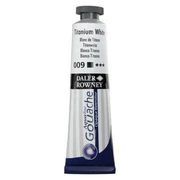 Daler Rowney Aquafine Tüp Guaj Boya 15 ml Titanium White 009