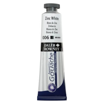 Daler Rowney Aquafine Tüp Guaj Boya 15 ml Zinc White 006
