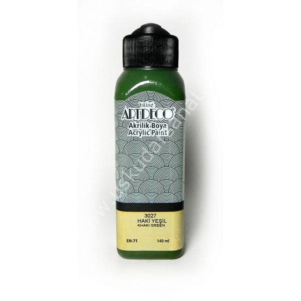 Artdeco Yeni Formül Akrilik Boya 140 ml 3027 Haki Yeşil