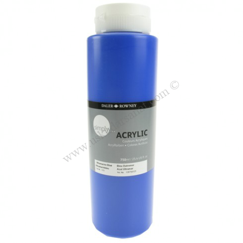 Daler Rowney Simply Akrilik Boya 750ml Ultramarine Blue