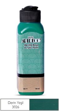 Artdeco Yeni Formül Akrilik Boya 140 ml 3026 Derin Yeşil