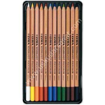 Lyra Rembrandt Polycolor Kuruboya Kalem Seti 12'li art no:2001120