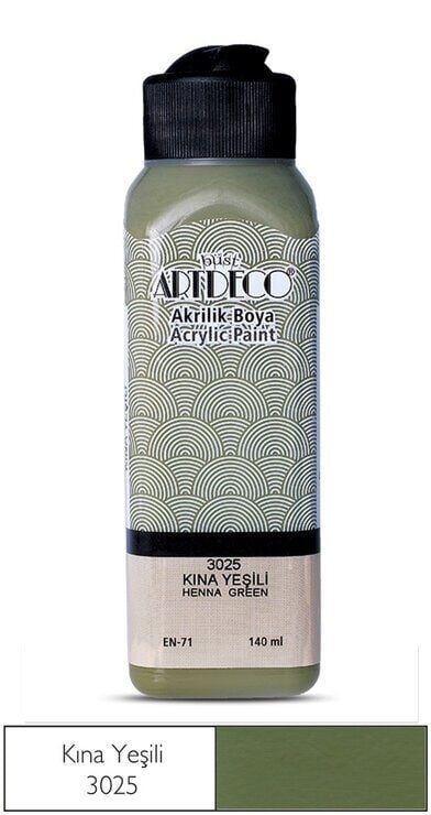Artdeco Yeni Formül Akrilik Boya 140 ml 3025 Kına Yeşili