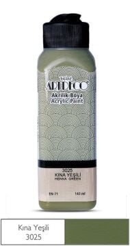 Artdeco Yeni Formül Akrilik Boya 140 ml 3025 Kına Yeşili