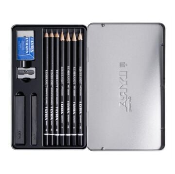 Lyra Graphite Set Grafit Kalem Seti Teneke Kutu 2051111