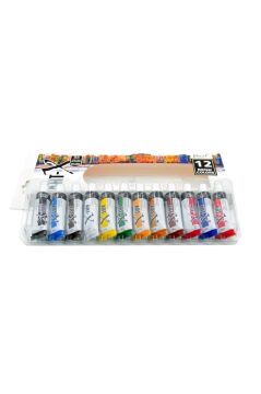 Art-x 12 Ml 12 Renk Tüp Akrilik Boya (11412)