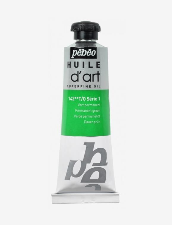 Pebeo Huile d'Art Yağlı Boya 37ml 142 Permanent Green