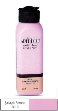 Artdeco Yeni Formül Akrilik Boya 140 ml 3018 Şakayık Pembe