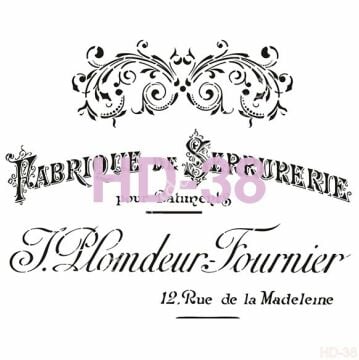 Cadence Home Decor Mobilya - Duvar Stencil 45x45cm HD-38